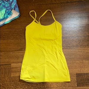 LULULEMON NEON GREEN WORKOUT TOP